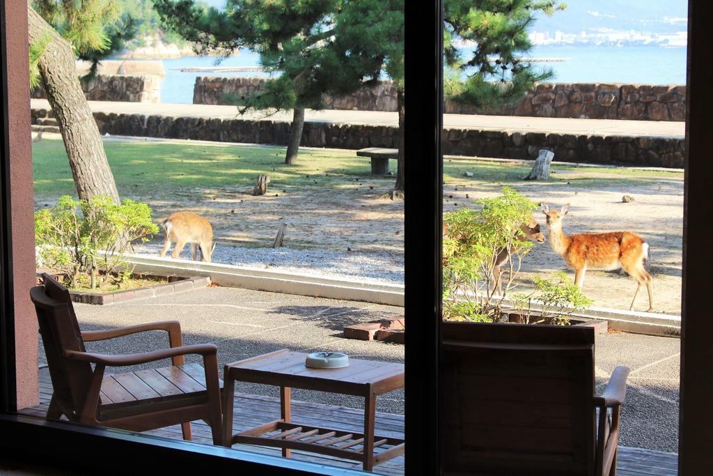 มิยาจิม่า ซีไซด์ โฮเต็ล Hotel Itsukushima ภายนอก รูปภาพ