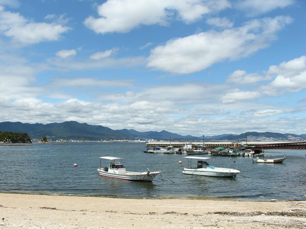 มิยาจิม่า ซีไซด์ โฮเต็ล Hotel Itsukushima ภายนอก รูปภาพ